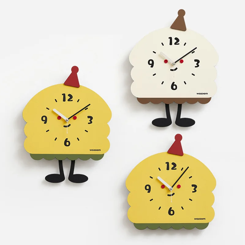 Cream Inspired Creative Wall Clock, Minimalist and Fun, New