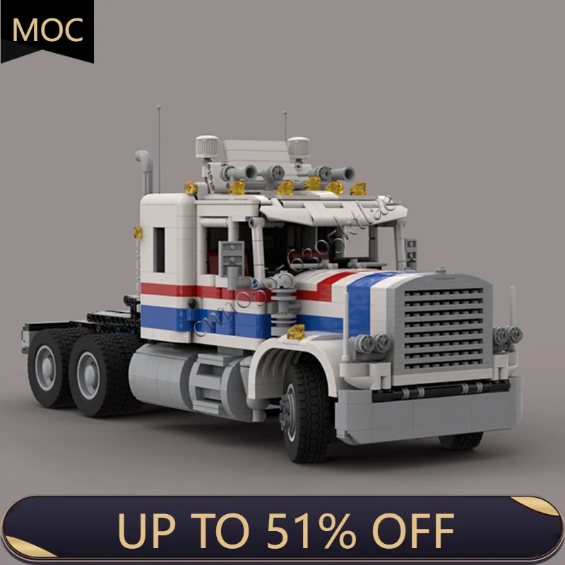 

2638 шт. MOC городской инженерный тяжелый грузовик подголовник модель технологии строительные блоки креативные детские игрушки сюрприз подарки на день рождения
