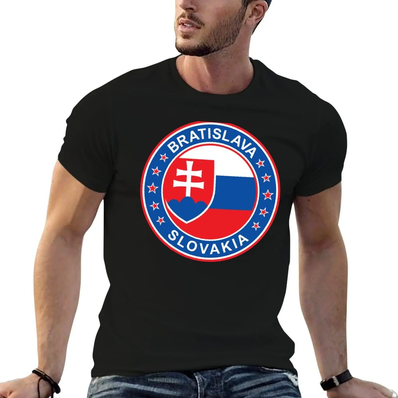 Bratislava Slovakia T-Shirt summer clothes customs men tshirt