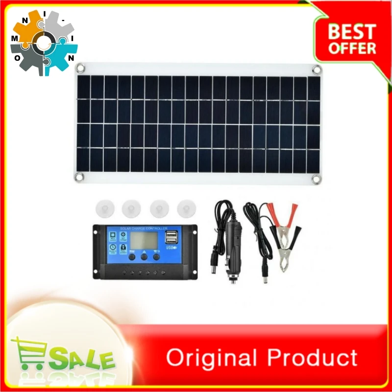 Omni-in polycrystalline 20W solar panel and controller kit, photovoltaic panel assembly