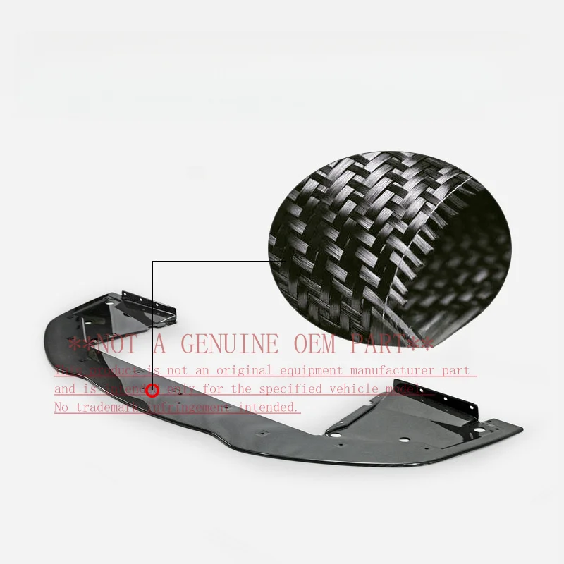 For Lotus Exige S3 Carbon Fiber Front Lip Small Body Kit Front Spoiler Add On Modification Parts