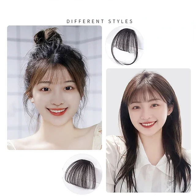 Clip in bangs korean hotsell