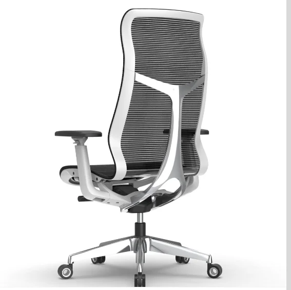 

Modern Luxury Comfort Grey High Back Adjustable Waist Support Swivel Full Mesh Ergonomic Office Chair For Sale