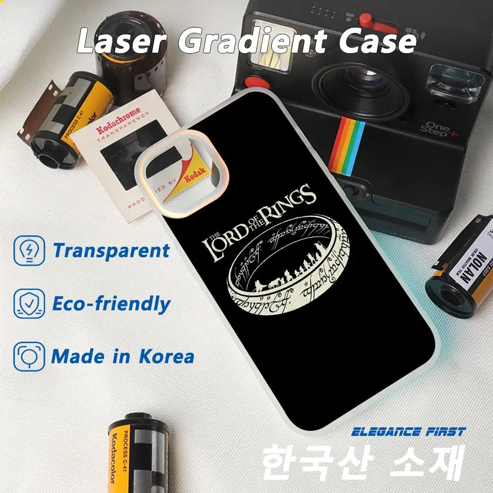 Lord of the Ring The War of the Rohirrim Phone Case Laser gradient Colorful Phone Case For iPhone17 16 15 14 13 12 11Pro Max Pls