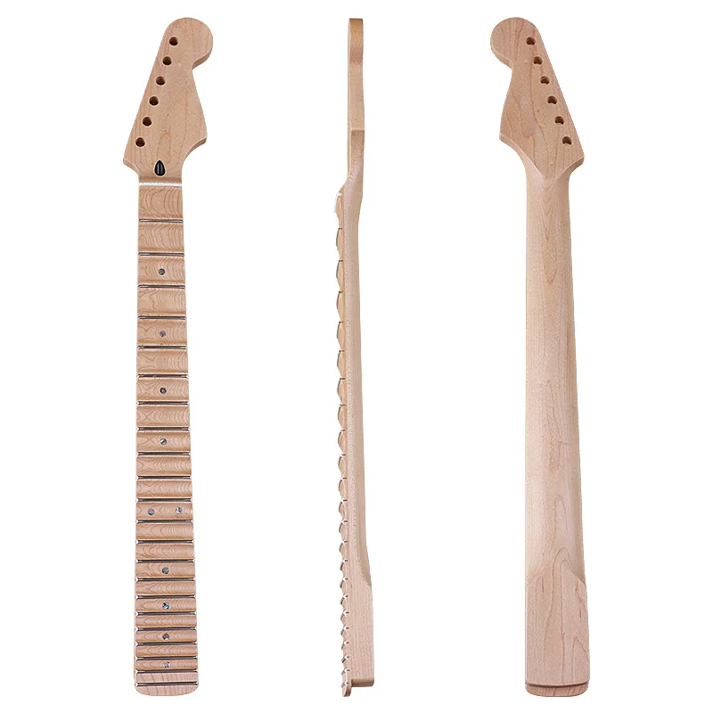 

Wave pattern Canadian maple matte concave and convex pattern 6 strings 22 frets electric guitar neck instrument accessories