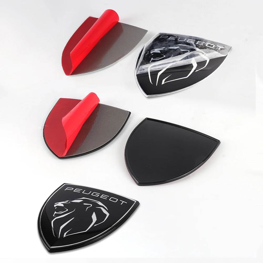 Für Peugeot 301 307 308 406 508 2008 3008 5008 108 RCZ 607 107 306 Auto-Fronthaube Emblem Kofferraum-Abzeichen Frontgrill Logo Aufkleber – Detail 4