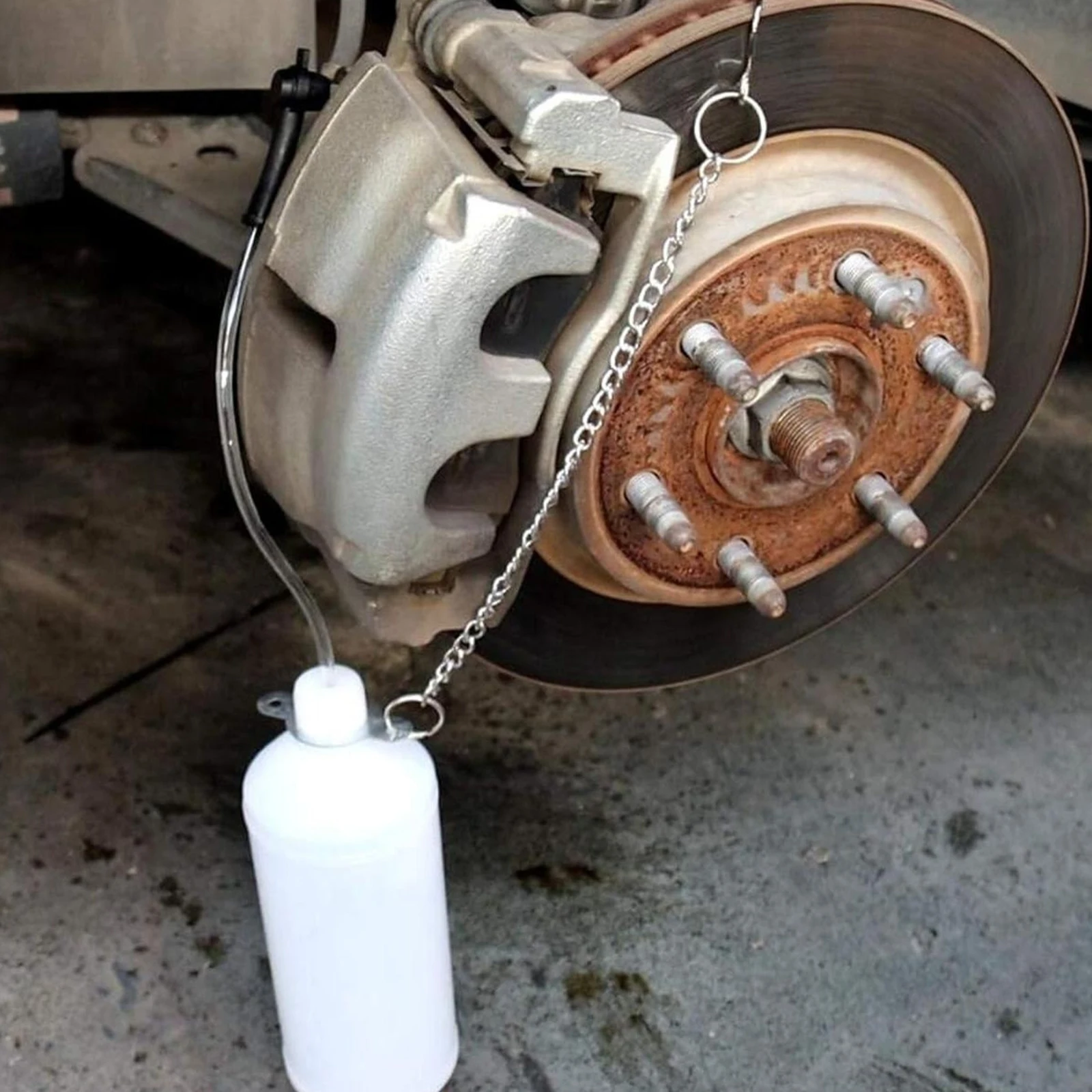 Manual Brake Bleeder System with 1L Fluid Extractor And 60cm Hose Automotive Brake Oil Changing Tool for Car Maintenance view 5