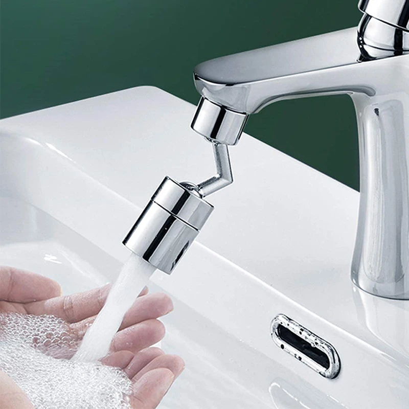 

720° stainless steel universal kitchen faucet, splash guard and aerator, bathroom faucet, rotatable faucet, nozzle extende