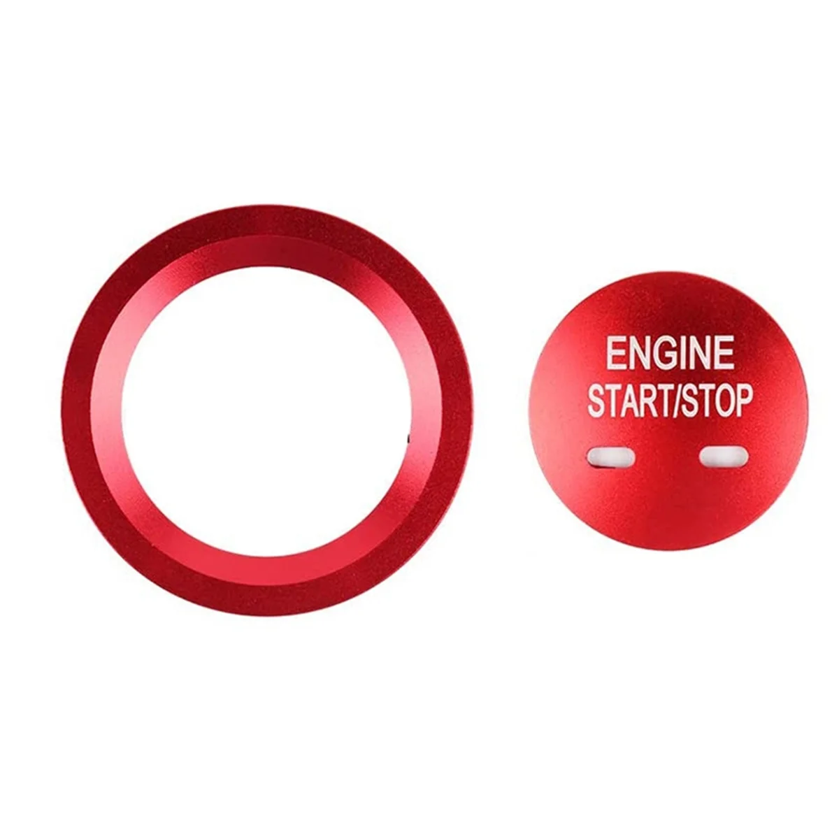 Ignition Button Decals for Push Start Stop Stickers Caps Covers