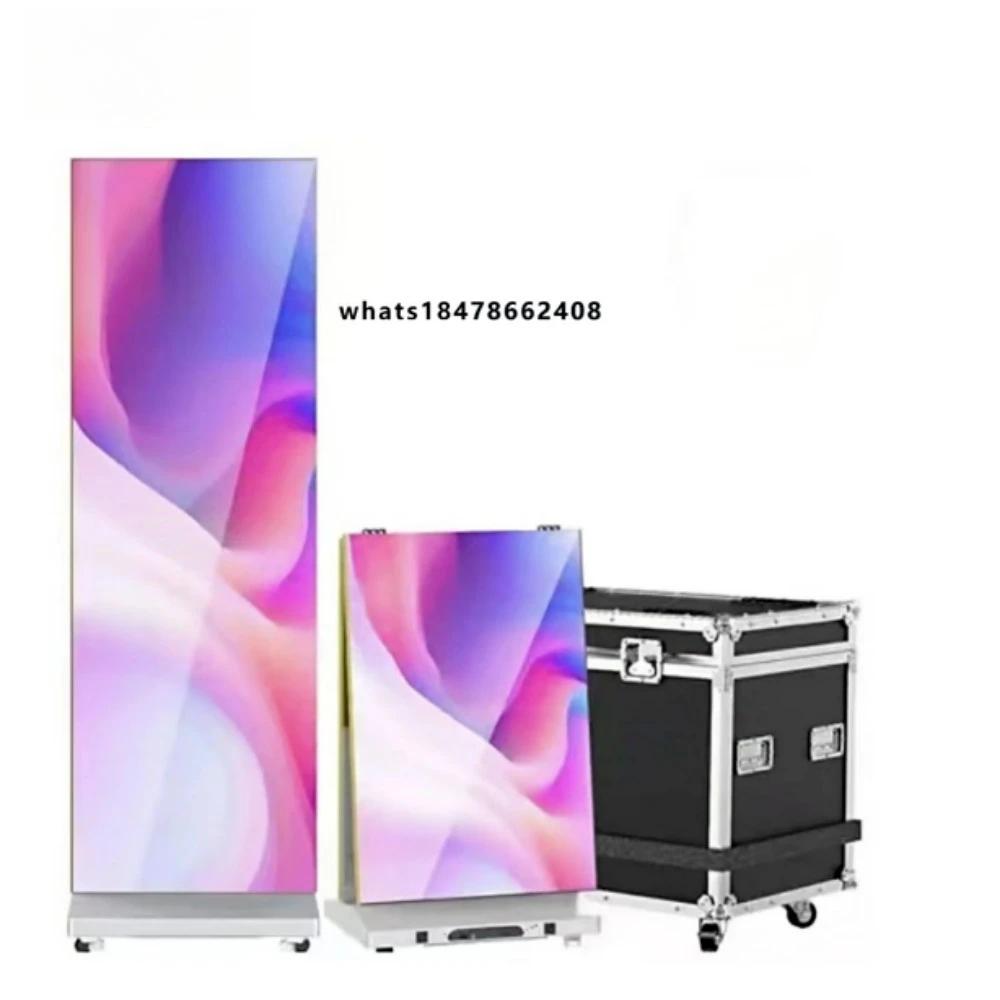 Indoor and outdoor high definition, removable LED folding poster screen, full color commercial screen
