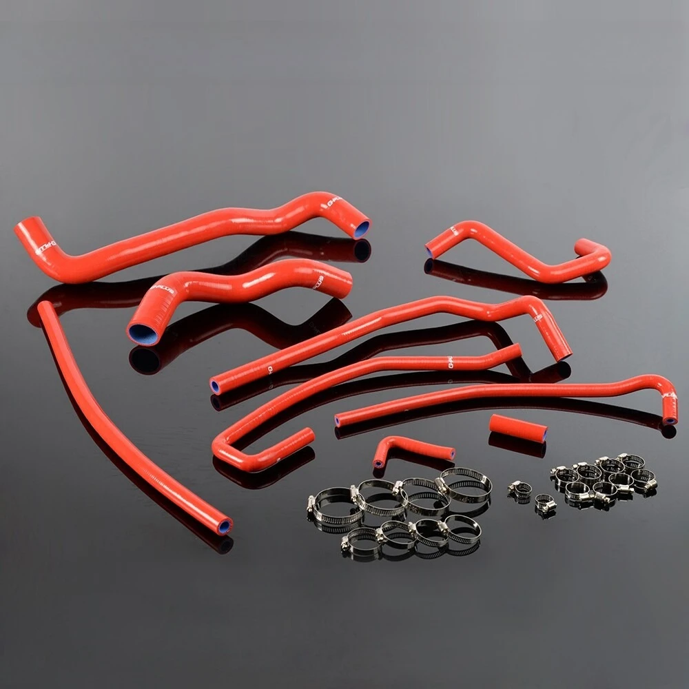 

Silicone Radiator Hose Clamps Fit For 1991-1996 Chevy Corvette 5.7L LT1 V8 Red