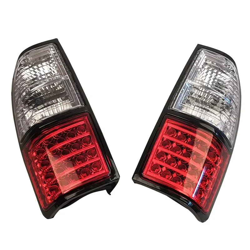 Car Modified LED Red and White Taillights Rear Brake lights For Toyota Prado KZJ95 VZJ95 FJ90 LC90 FJ95 3400 1998 TO 2002