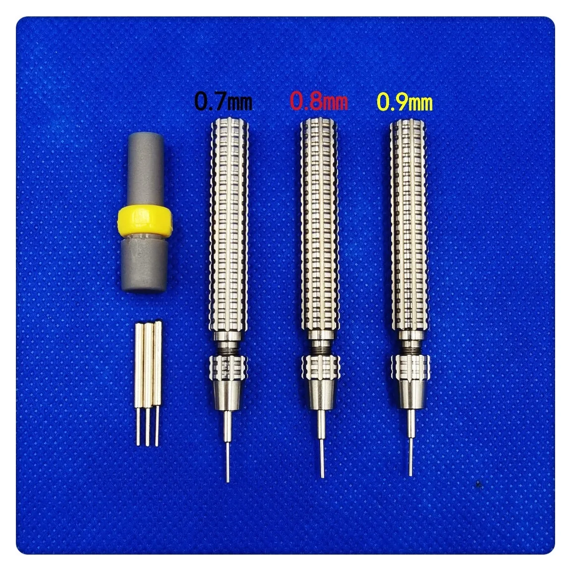 시계 수리 스트랩 펀치 바늘, 펀치 핀 키트 포함, 시계 밴드 팔찌 바늘 분할 도구 세트, 시계 제조 업체 스테인리스 스틸 도구