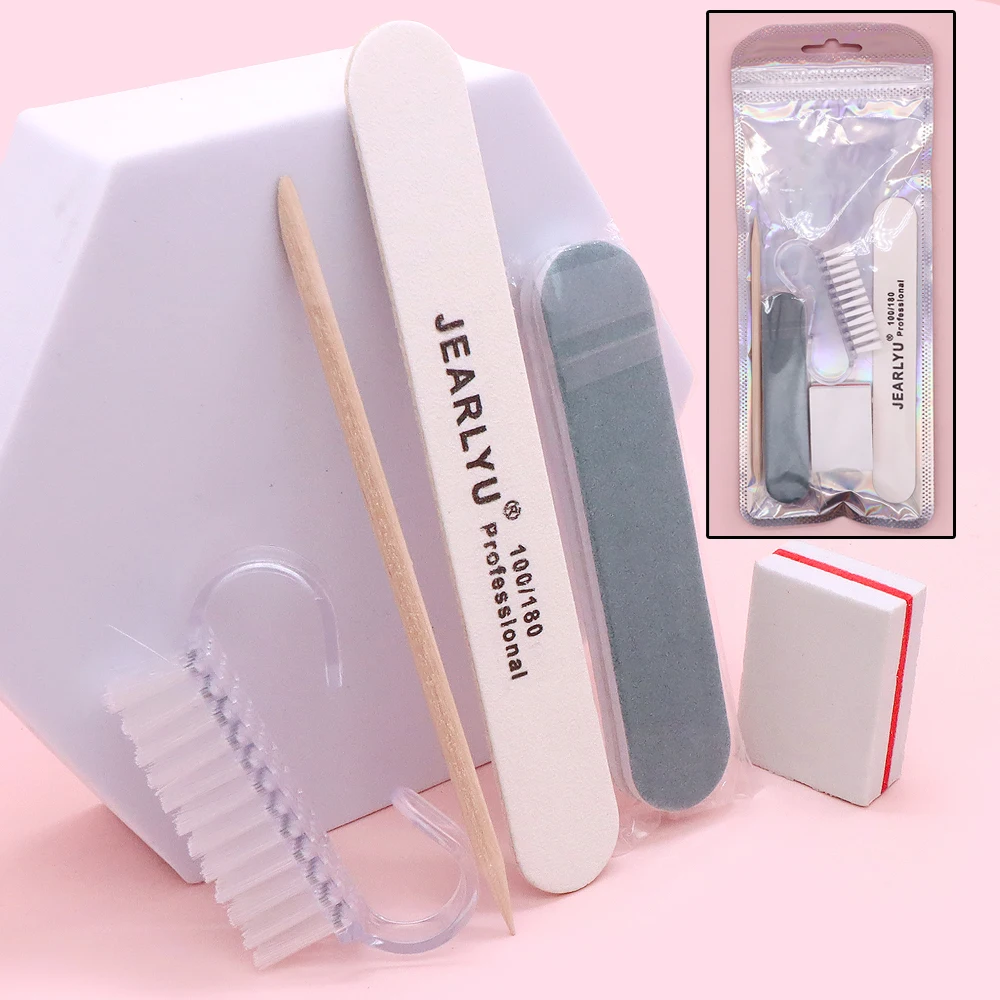 Mini Nail Art Kit - 1/3/10/15 Set Double-Sided Sanding Buffer Sponge Files Nail Polishing Block for Manicure And Pedicure