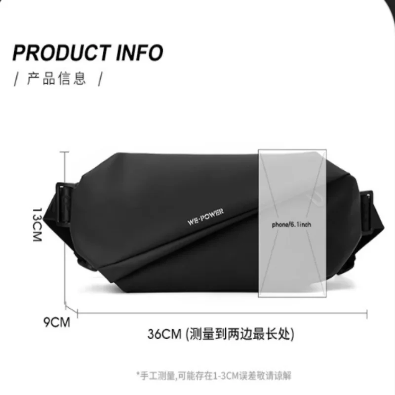 Men's Waist Bag Waterproof Hip Sack Belly Chest Bags for Man 2024 Fanny Pack Fashion Travel Phone Banana Male Bum Belt Pouch sac