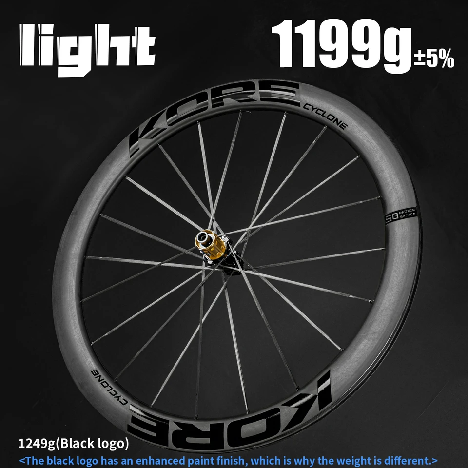 Carbon Road Wheelset 700c 50mm T1000 36T/60T Disc Brake