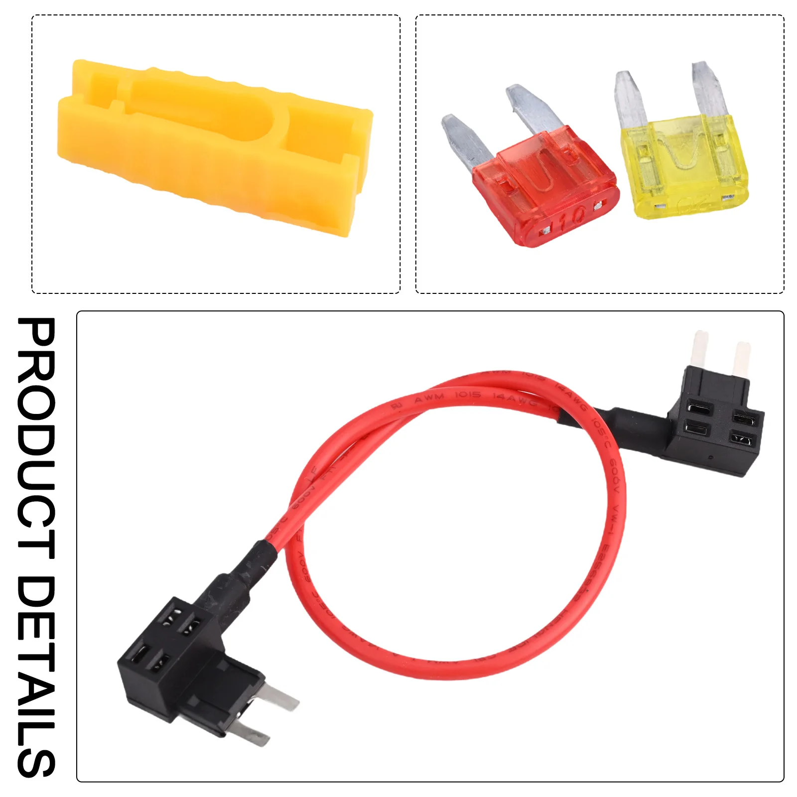 Fuel Pump Power Supply TIPM Repair Cable 14 AWG Wire 20 Amps Continuous Relay Bypass Wire Reliable Performance