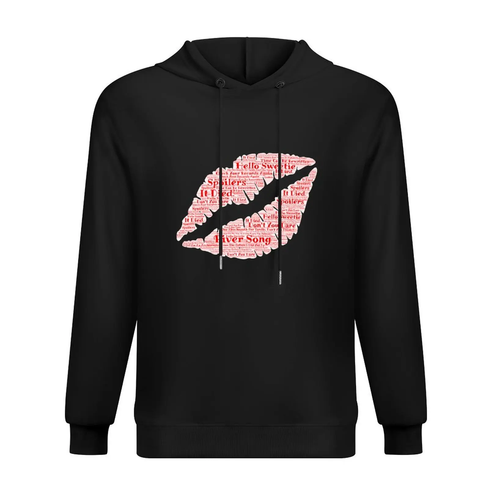 

River Song Quotes Hoodie mens clothing blouse autumn jacket men anime clothing pullover hoodies