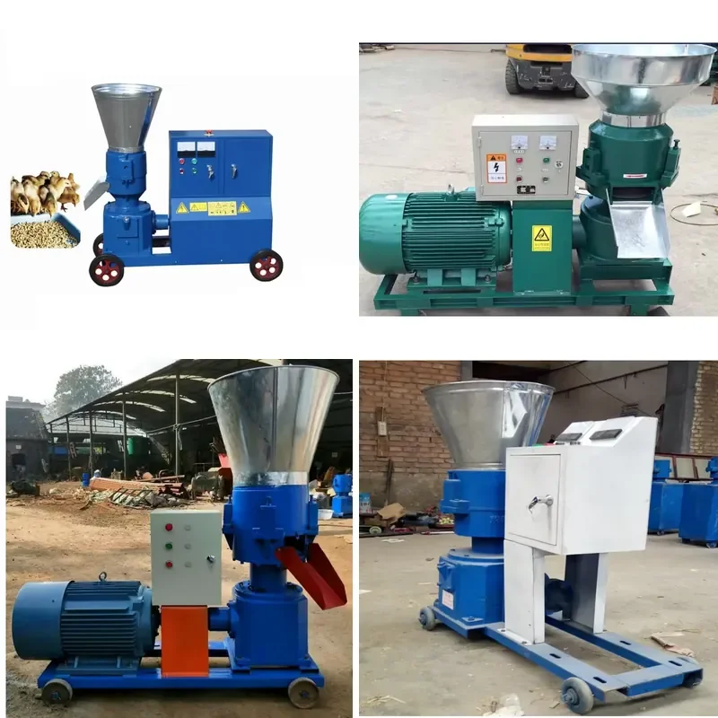for Mini Electric Fertilizer Compost Food Granulator Machine Animal Chicken Poultry Feed Wood Pellet Mill Machine