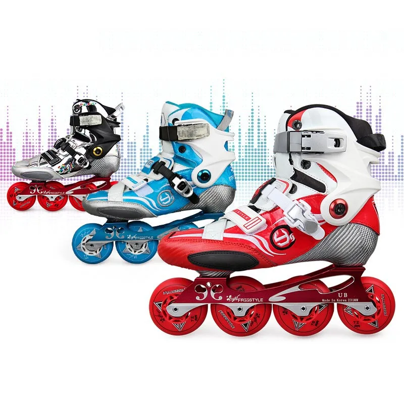 

Original Freestyle Inline Roller Skates YJS Carbon Fiber Professional Slalom Slide FSK Roller Skating Shoes Street Urban Patine