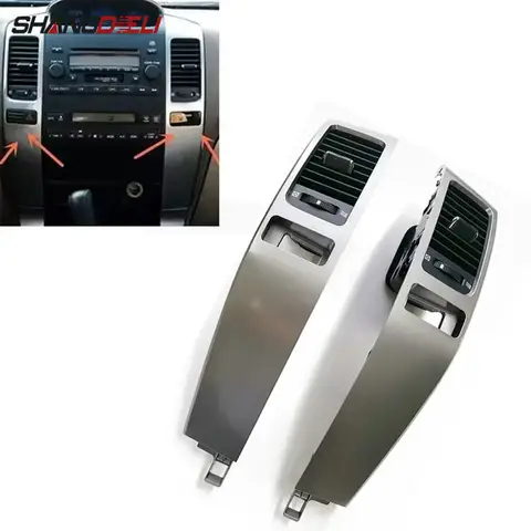 자동차 에어 벤트 대시 보드 에어 벤트 센서 패널 FJ 120 2003-2009 Toyota Land Cruiser Prado 120 용 에어컨 배출구