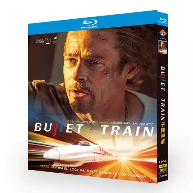 Blu ray Ultra High Definition Movie Bullet Train 2022 BD Disc Box Set