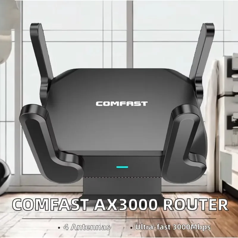 Home New WiFi6 AX3000 Mesh Router CF-WR632AX Dual-Band DDR512MB Flash128MB 1x2500Mbps WAN 1x1000Mbps LAN Firewall