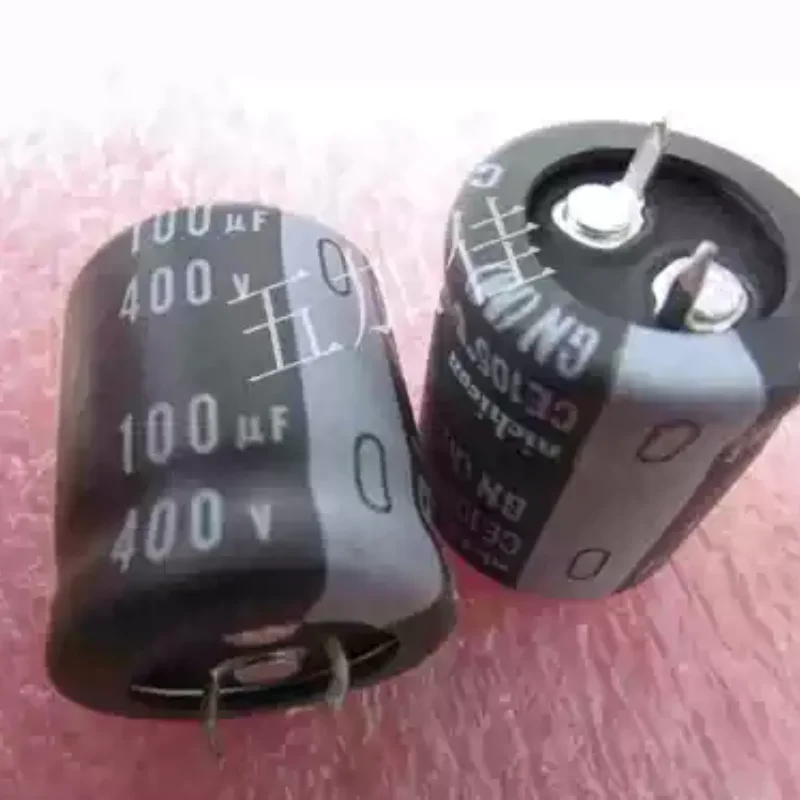 10-100pcs imported original GN 400V100UF 105 ℃ 22x25 heat shrinkable tube shell Japanese electrolytic capacitor
