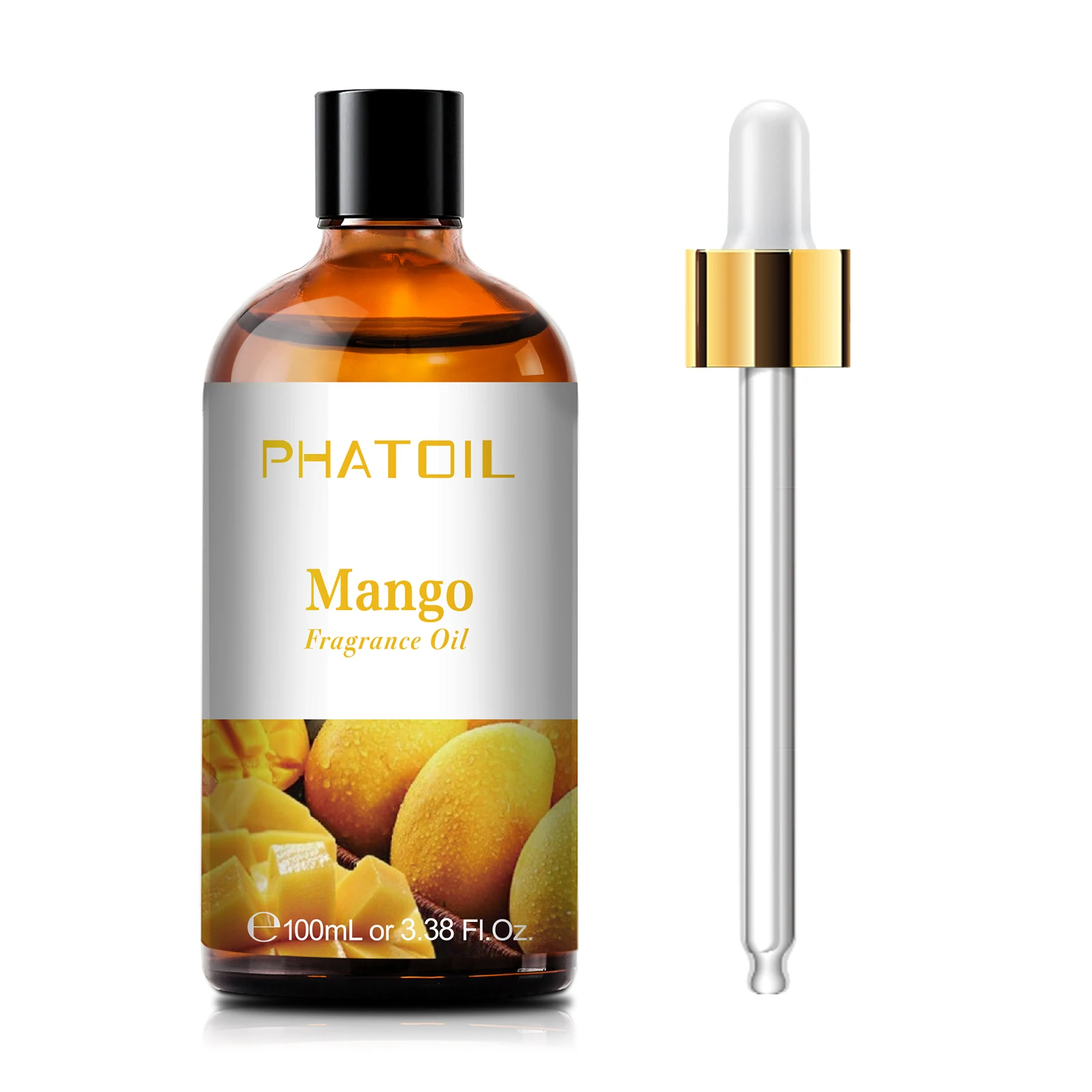 PHATOIL-aceite aromático para difusor de aceite, 100ML, coco, melocotón, arándano, Mango, manzana, plátano, uva, limón, jabón, fabricación de velas