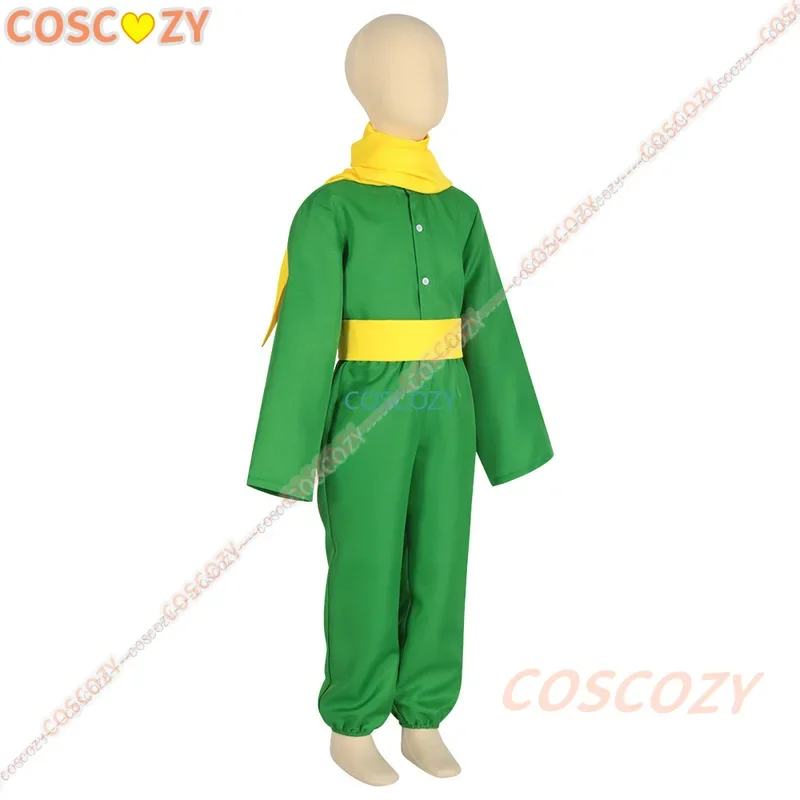 2025 Anime The Little Small Prince Green Cosplay Costume Wig Halloween Outfits Adults Kids Boys New Carnival abc