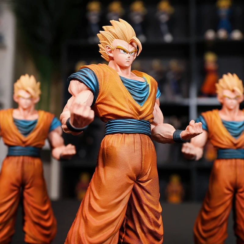 Ct Toy Dragon Ball Z Anime Figur 30 cm Mysterious Goku Super Saiyajin Goku Statue Desktop Display Sammlerfigur Modell Toygift