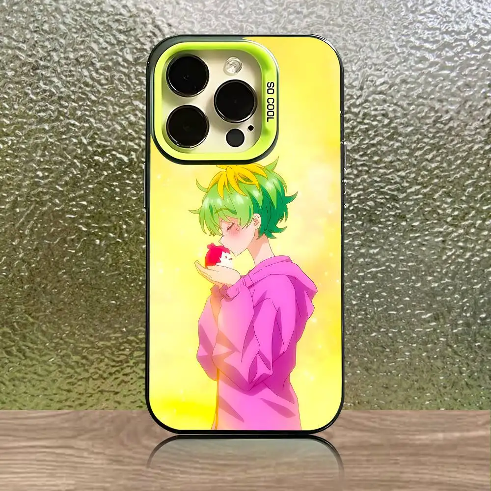 حافظة هاتف Miwa M-Mikadono S-Sanshimai لهاتف iPhone 17,16,15,14,13,12,11,Pro,Max,Plus,Mini,Air,SE4 غطاء أخضر غير لامع #5