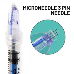 Nanosoft 3Pins 34G 0.6/1.0/1.2/1.5 Needle High Quality Sterile Packaged Neck Eyelid Care Tool for mesotherapy Microneedle