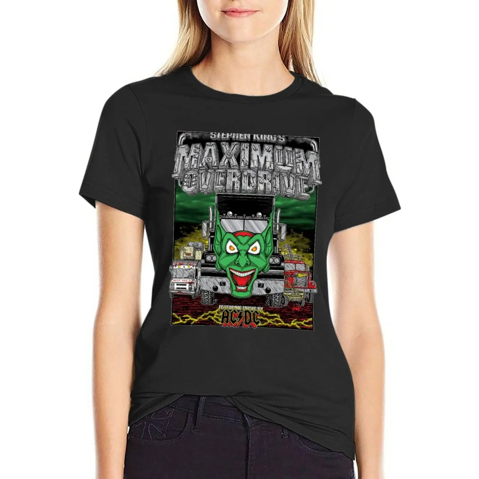 Maximum Overdrive T-Shirt Short sleeve tee summer clothes summer tops tops womans clothing