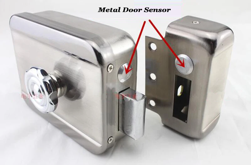 Imagem -04 - Bateria Impulsionada Fechadura Elétrica Remota Fechadura da Porta Escondida Rfid Lock Key Fechadura Eletrônica Portão Opener Home Access Control dc 12v