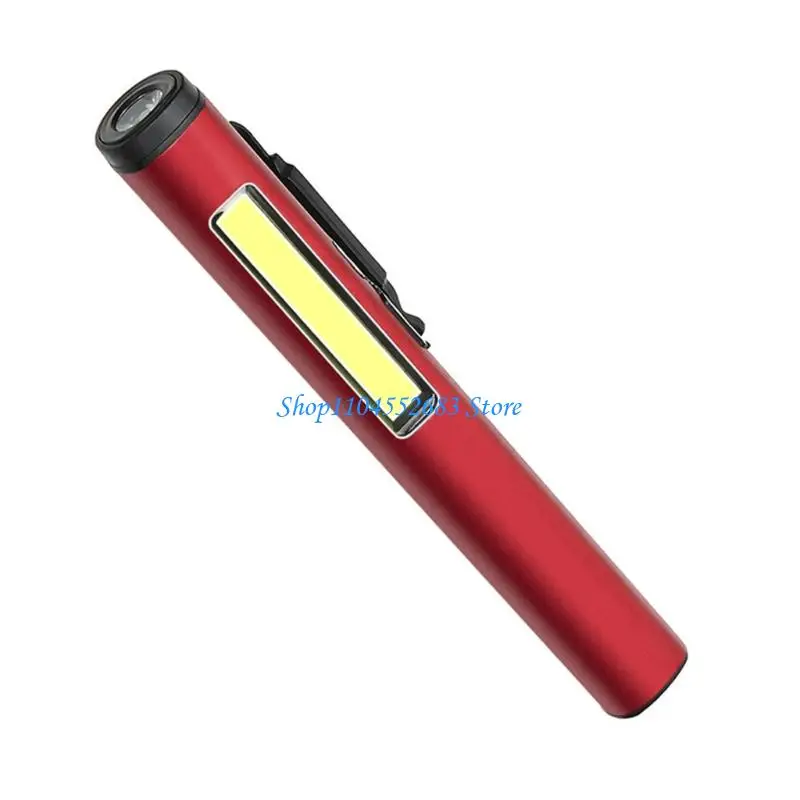 Y6GD USB Rechargeable Pen Lamp Portable LED Flashlight Work Light with Outdoor Working Torches Easy to Use