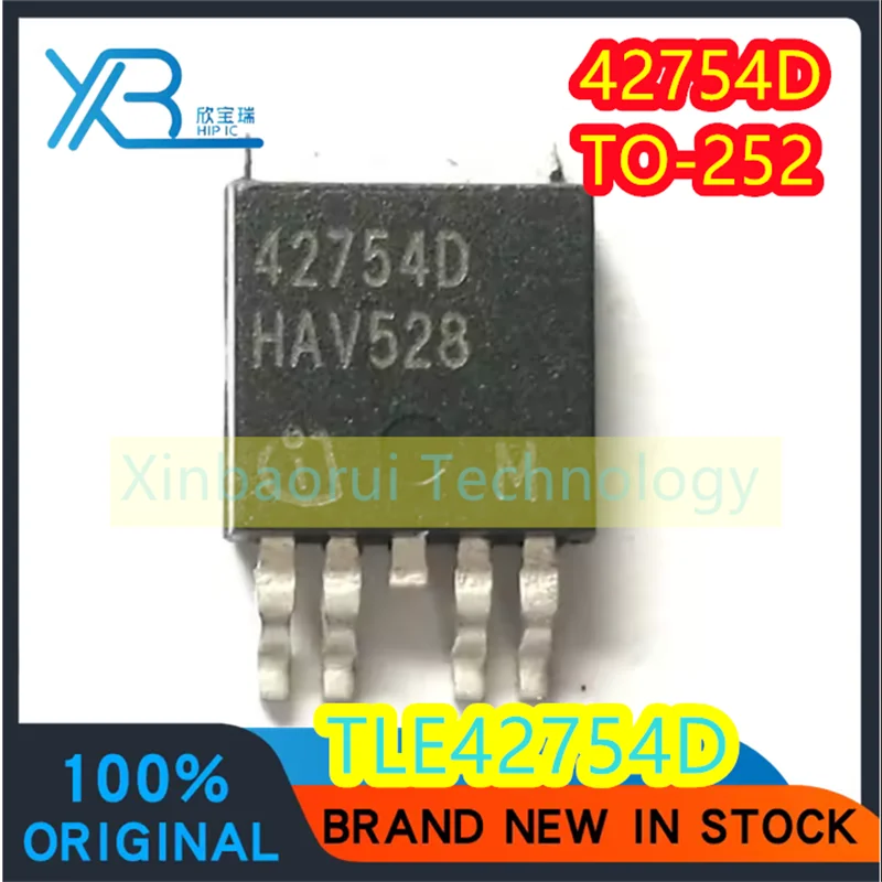 

(10/50pieces) TLE42754D 42754D TO-252 Automotive Instrument Regulator IC New Original Electronics Spot