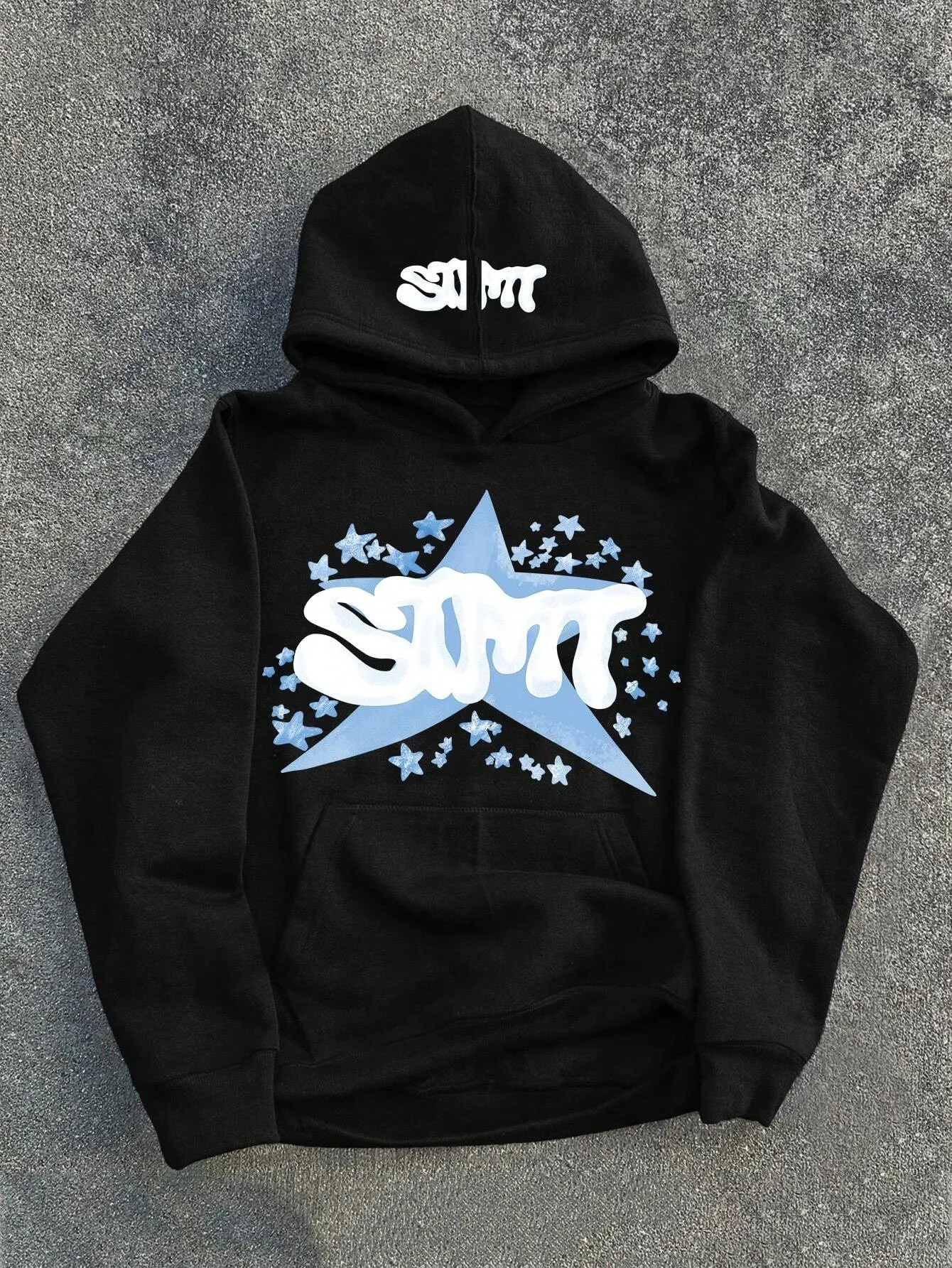 

The new men's hooded sweatshirt for Spring and Autumn 2026 is casual fashionable and comfortable with 3D star pattern printing