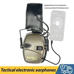Professional Electronic Shooting Ear Protection Sound Amplification Anti-noise Earmuffs Hunting Ear Defender Outdoor Sport