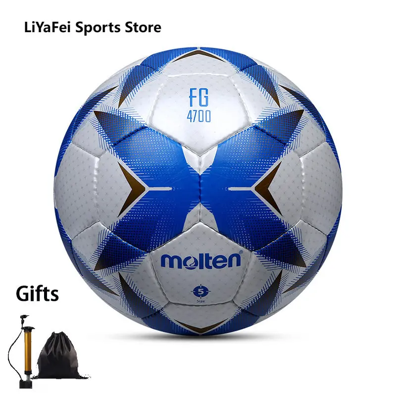 New Molten Size 4 5 Football Official Competition Training Soccer Balls Outdoor Indoor Youth Adults Footballs Free Air Pump Bag