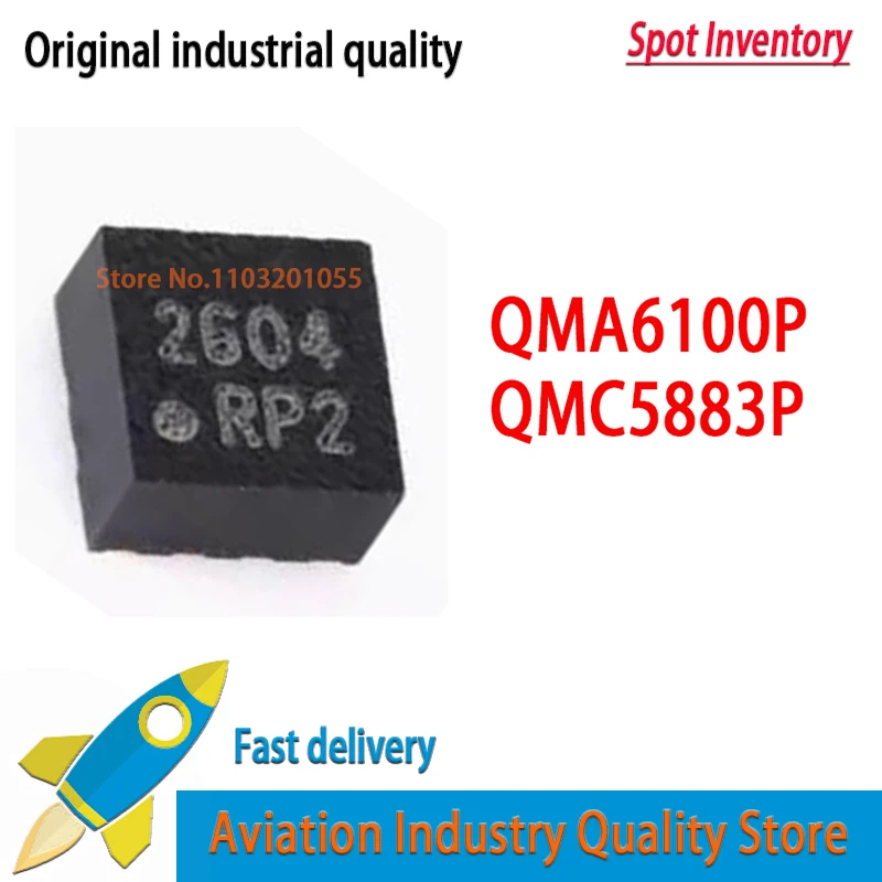 New original  in stock  QMA6100P RP2 LGA-12 QMC5883L HA5883 5883 LGA-16 10PCS/LOT