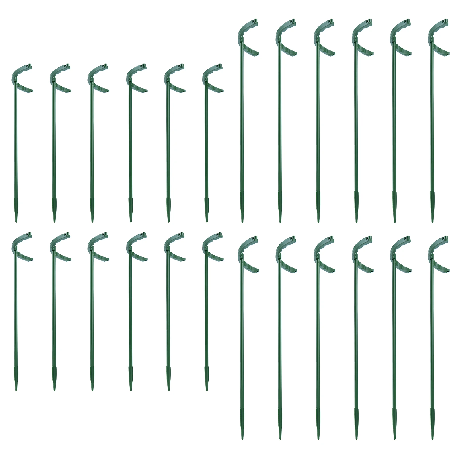 6Pcs Plant Support Stakes Plastic Plant Support Multifunctional Garden Flower Support Indoor Plant Stake for Climbing Plants