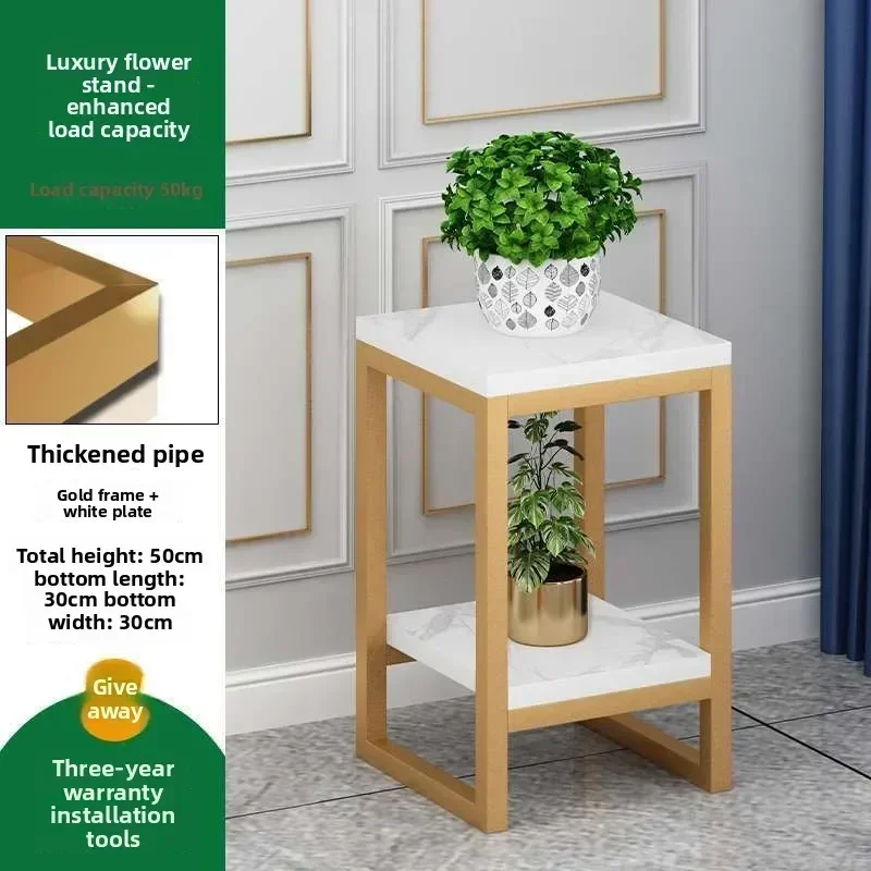 Flower Shelf Living Room Multi-layer Floor-to-ceiling Simple Balcony Indoor Dill Shelf High-end Flower Pot Rack Sturdy