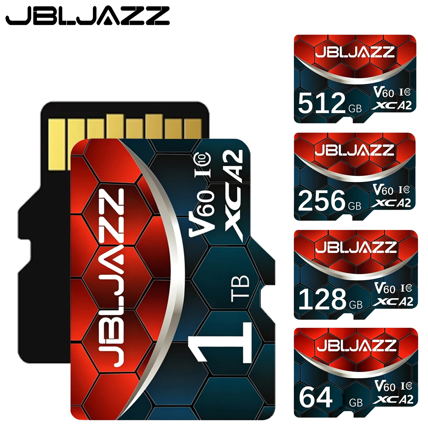 Tarjeta Micro SD de 1 TB, Tarjeta de Memoria Flash TF de Alta Velocidad, Tarjeta SD de 128 GB, 512 GB, 256 GB, Tarjeta MINI SD para Cámara de Acción GoPro, Dron, Tarjeta de Última Generación