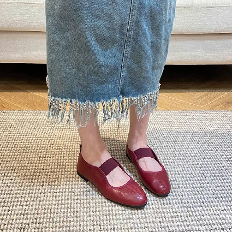 

2026 New Women's Mary Jane Shoes Exquisite Ballet Casual Shoes for Woman Fashion Shallow Flat Shoe Designer Shoes Zapatos Mujer