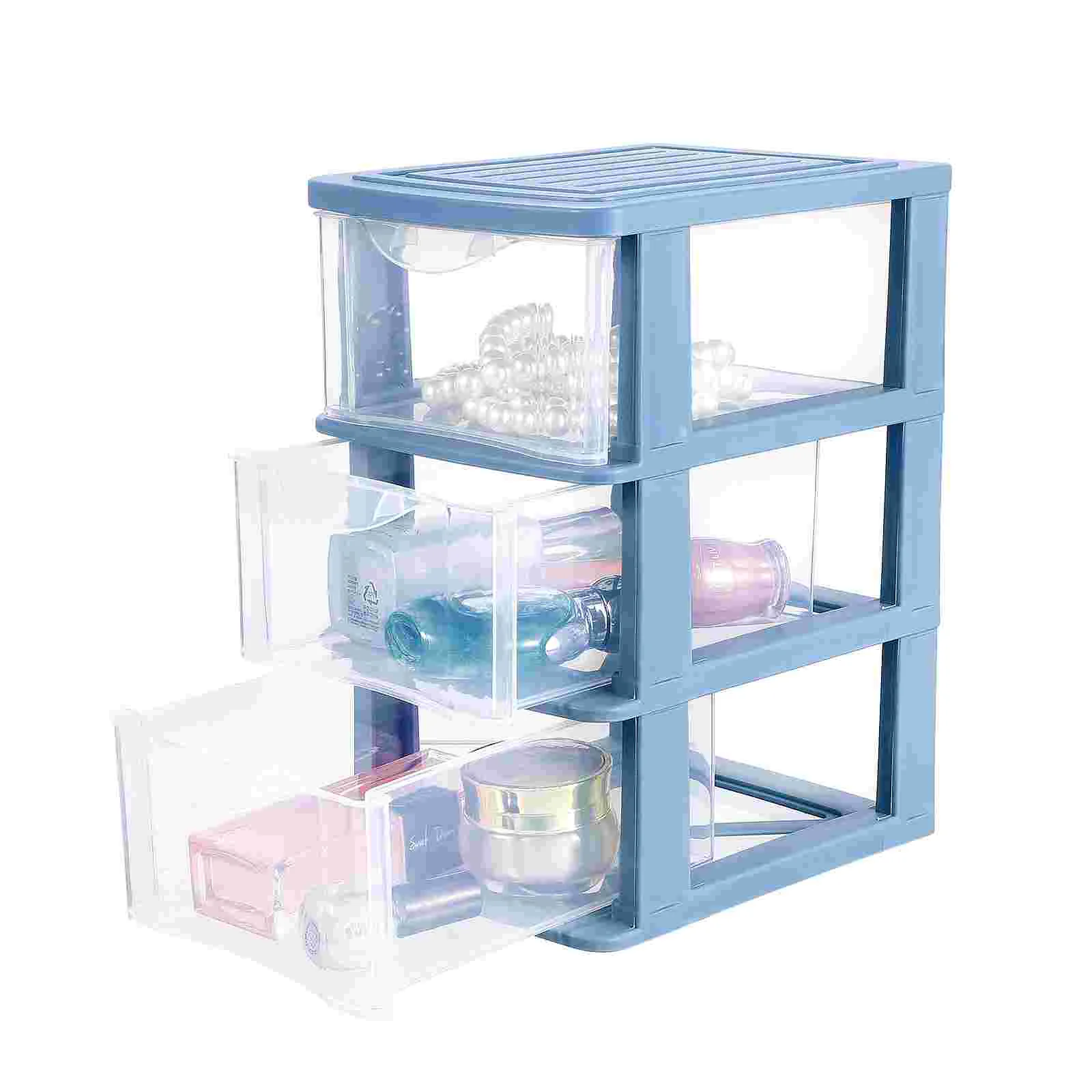 

Shelf Storage Box Multi-layer Drawer Desktop Drawers Cabinet Small Locker Organizer with Plastic Pp Rack Office