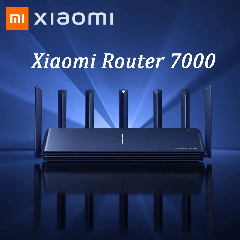 Xiaomi Router BE7000 Gigabit WiFi 7 Repeater 160MHz Tri-Band Mesh Signal Amplifier 5G MLO Extender Signal Booster NFC CN Version