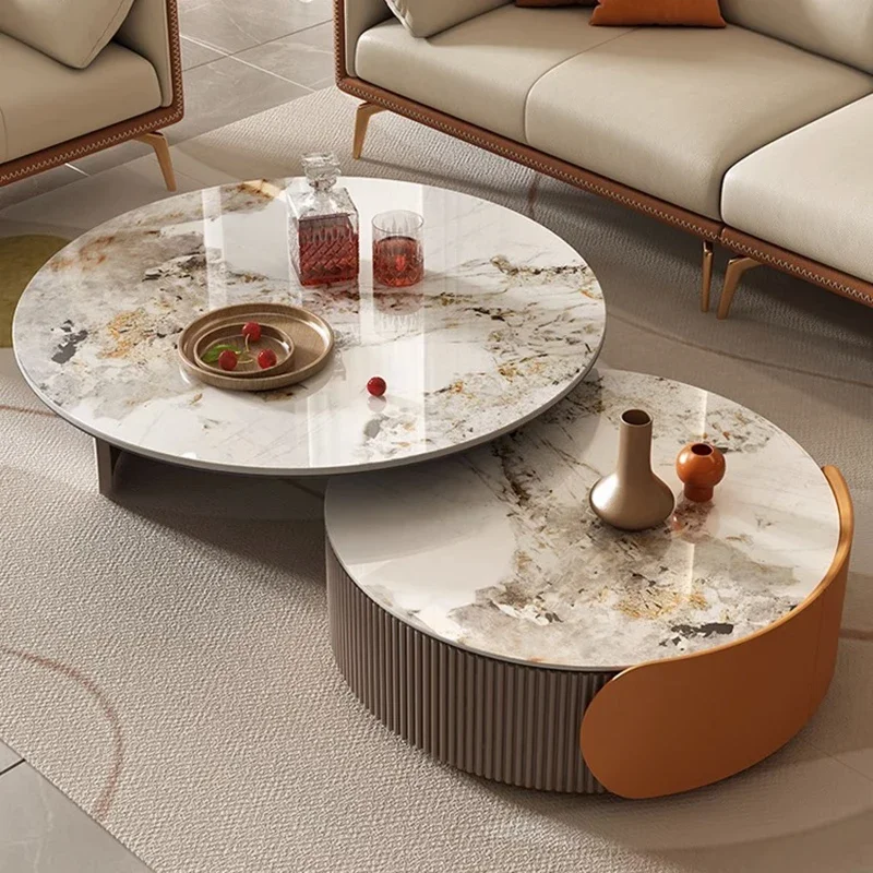 Neat Funky Coffee Corner Makeup Floor Frames Modern Round Coffee Tables Nordic Mesas De Centro Para Sala Home Furnitures