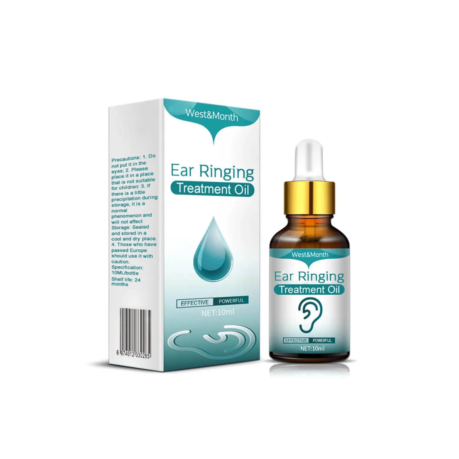 Ear Ringing Drops Alleviate Deafness Tinnitus Itching Earache 10ml Tinnitus Oil For Improved Ear Health And Hearing