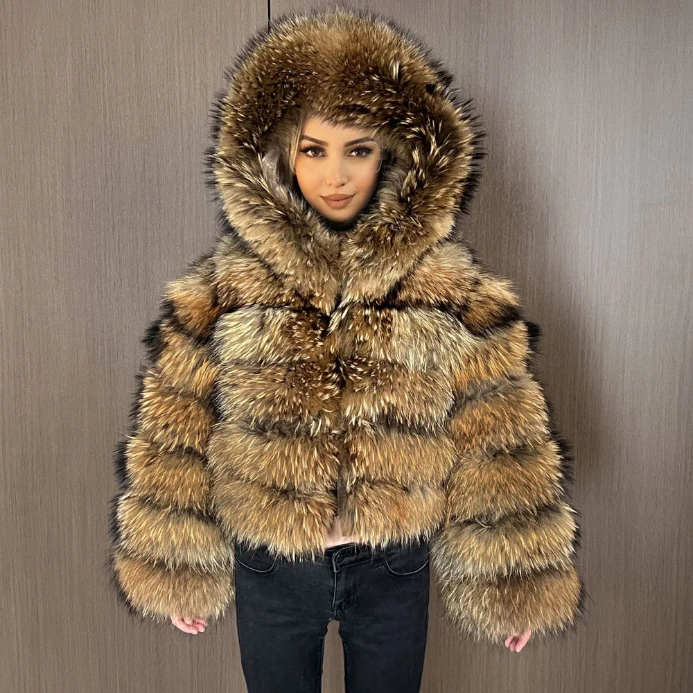 

Новая женская куртка из натурального меха и кожи, тренд 2026 года, верхняя одежда, женский жилет